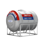 Dapha - Bồn nước inox 2000L ngang - Cao cấp