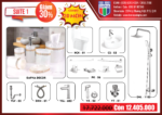 Combo đặc biệt trọn bộ 20 món thiết bị vệ sinh - Suite 1